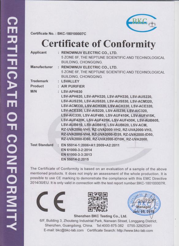 CE - Renownuv Electric Co., Ltd.