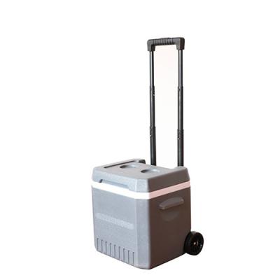 China JL-B-18L insulated ice chest with wheels ice chest with wheels cooler box hottest promotion for sale