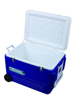 China Hot Sale Recyclable Plastic Seat Fishing Cool Box for sale