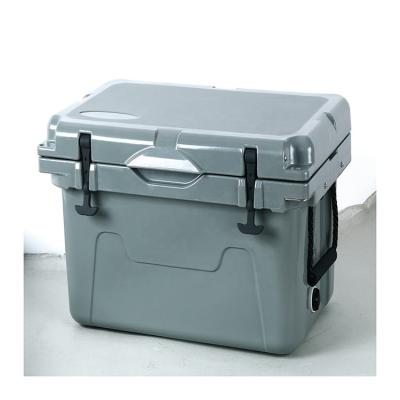 China Food grade waterproof PE 28L/38L /45L/ 65L plastic cooler box and plastic cooler box with big size use for boxes, wine, fishing and outdoor for sale