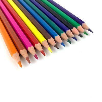 China Promotion\Business\School\Office Colored Pencils Free Sample 12 Color Pencil For Designers Hexagon Drawing Colored Pencil Set 17.5cm for sale