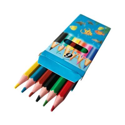 China Wholesale Office Student Painting Woodless Short Multi Color Pencil for sale