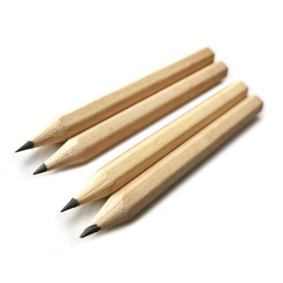 China Office School Students Writing 3.5 Inch HB Natural Wooden Pencil for sale