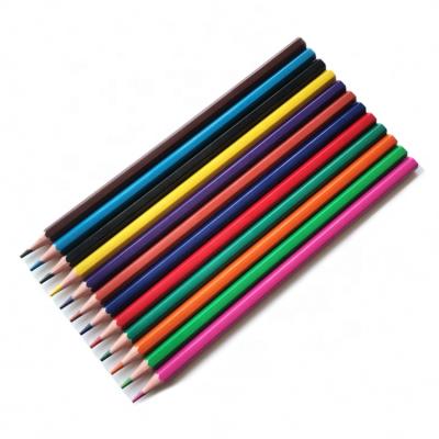 China Desktop Cheapest Hexagonal Single Color Pencils 12 For Kids for sale