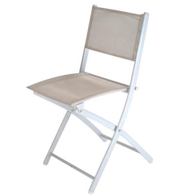 China Aldi White Folding Portable Garden Outdoor Beach Balcony Folding Chair Portable Beach Chair for sale