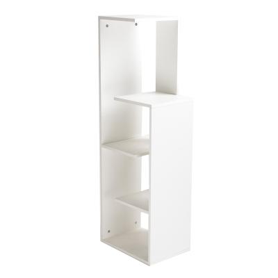 China (Other) Adjustable Modern Simple White Cube In Book Shelves Storage Cabinet Wood Frame MDF E1 Shelf Storage for sale