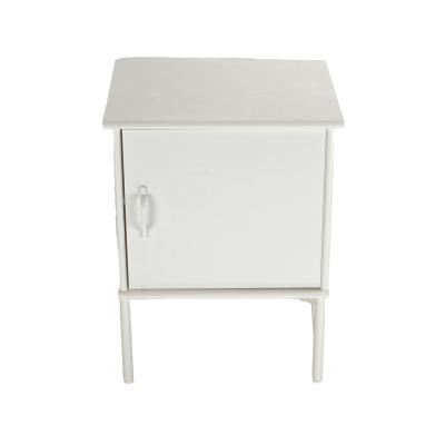 China Modern Nordic Simple White Small Bedroom Living Room Gather Cabinet Bedside Cabinet for sale