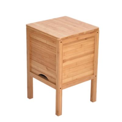 China Simple Adjustable (Size) Bamboo Bathroom Living Room Toy Storage Cabinet for sale