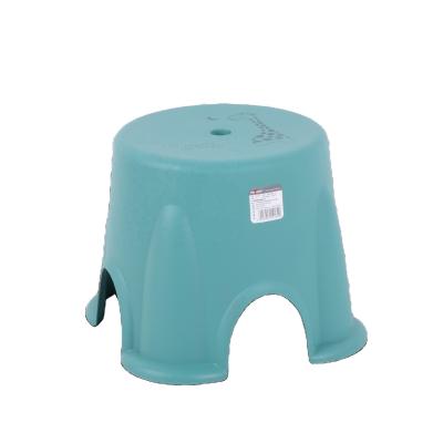 China New Arrival Adjustable Matte Outdoor Cartoon Pattern Circular Shape (Height) Baby Foot Colorful Plastic Stool for sale