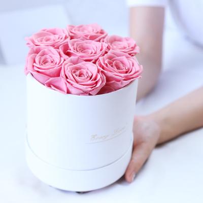 China Best Gift Stabilized Flower Bouquet Gift Box Christmas Gift Rose Flower Sunflower Ideas thc Preserved Flower for sale