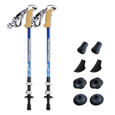 China Cork Robinson | Edge of Night | Adjustable Trekking Poles Hiking Sticks Walking Hiker 3 Sections Mountaineering Lightweight Carbon for sale