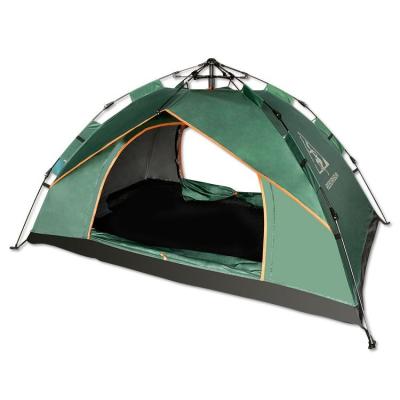 China Robinson Diagonal Attachment Type | Outdoor Camping Camp Tent 2 Person Layer Sunshade Waterproof Canvas Single Beach For Sale for sale