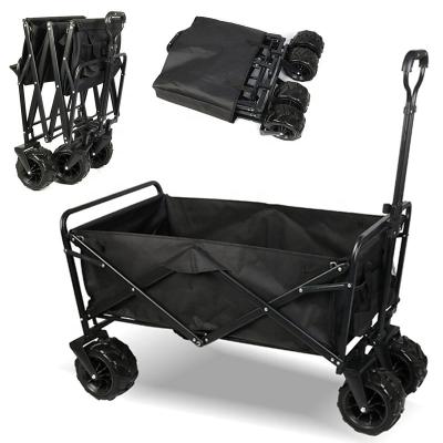 China Durable Popular Folding Outdoor Wagon Beach Cart Camping Folding Wagon Cart for sale