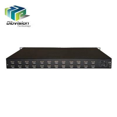 China Economical Digital TV Head-end Digital TV Stream 24 Channels 1080p&60FPS h.265 h.265 digital hevc Live Encoder Equipment for sale