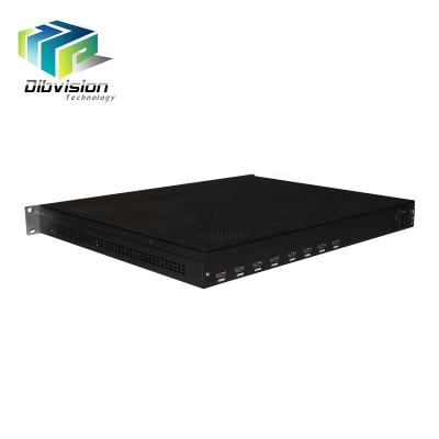 China dibsys mpeg4 avc h264 8 channel hd encoder h264 HiSilicon chipset rf dvb t modulator Q308 for sale