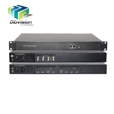 China 8 in 1 hd encoder hevc dvb video streaming material 8spts 1mpts ENC3741 for sale