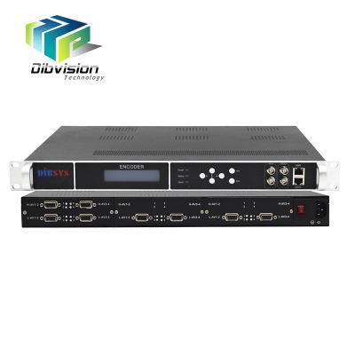 China 16 Channel Mpeg2 Encoder Video To IP Encoder CVBS AV RCA Input Q616 for sale