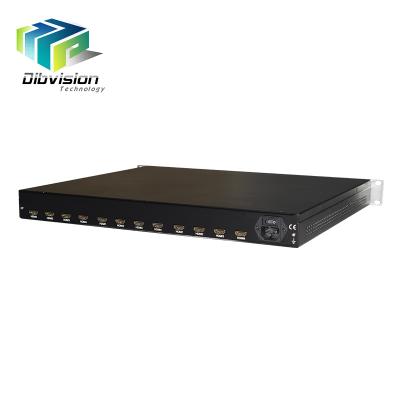 China Digital TV Head-end System DVB to IP Video Converter 12 HD-MI h.264 Encoder for Thailand hotel iptv modulator for sale