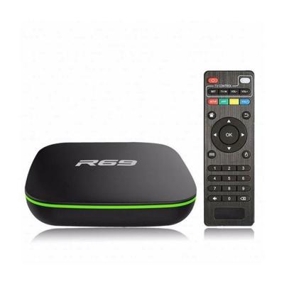 China Cheap Allwinner H3 1/8G 2/16G 4K VCR Box R69 Android 7.1OTT TV VCR Set Top Box Support 4K TV 2.4G Wifi for sale