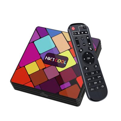 China New Cool Design HK1 Chip RK3318 4K Media Player Android Set Top Box HK1 4GB RAM 5.8G WiFi Android 10 Support 4K Cool TV Box for sale