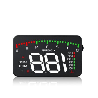 China High Quality Universal OBD2 Car Sharing Screen HUD A900 3.5 Inch Tachometer Projector Car GPS Head Up Display Vehicle Diagnostic Tools for sale