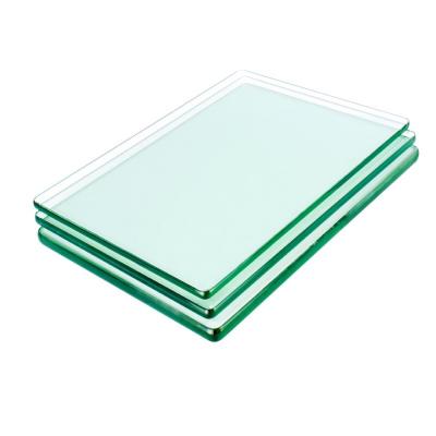 China 4mm 6mm 8mm 10mm Modern Large Size 12mm Tempered Glass Panels For Building Walls for sale