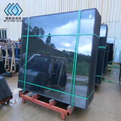 China Modern Double-Layer Cavity Transparent Colored Indoor Glass Panel Vacuum Cavity Glass Door for sale