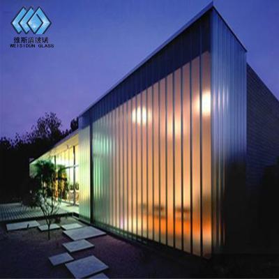 China Modern Easy Installation, Heat And Sound Insulation U-Groove Glass for sale