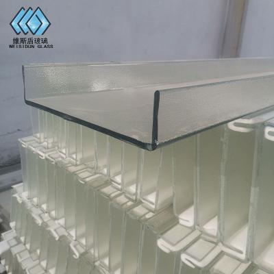 China Modern Exterior U Channel Glass Fencing U Shaped Glass For Exterior Wall Of Toughened U Building Glass for sale