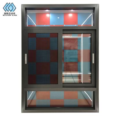 China Screen 3 Folding Broken Glass Doors And Windows Bridge Track Sliding Window Sound Insulation And Heat Insulation for sale