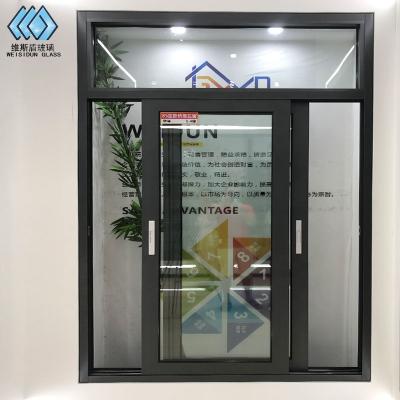 China Home Screen Home Security Double-Layer Folding Window Doors And Glass Doors And Windows Sliding Windows for sale