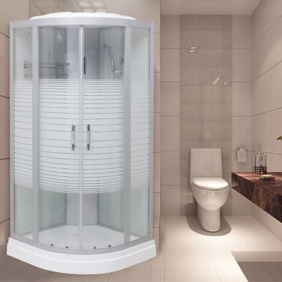 China Modern Sliding Tempered Glass Door Screen Bathroom Shower Room Shower Door for sale