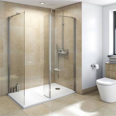 China Wholesale Customized Modern Household Hotel Sliding Tempered Glass Shower Room for sale