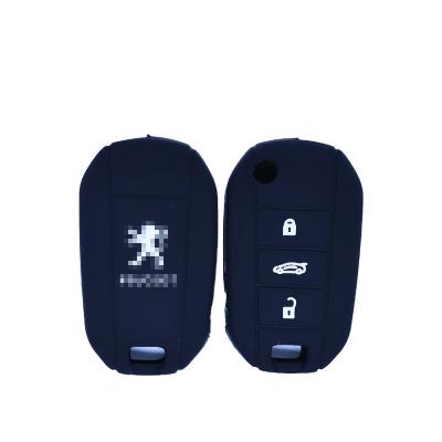 China Other new design factory direct sale silicone key protector case silicone car key cover for Peugeot : 508 for sale