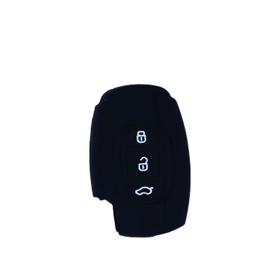 China Other Black Abrasion Resistant Silicone Protector Wear Resistant Rubber Car Key Key Sleeve For BYD for sale