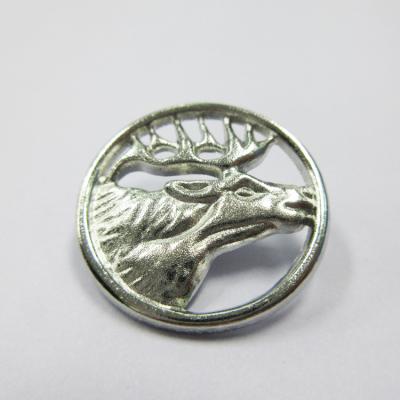 China Deer Viable Design Round Custom Sew Leg Toggle Buckle Panic Foot Sewing Button For Coat Garment Clothing for sale