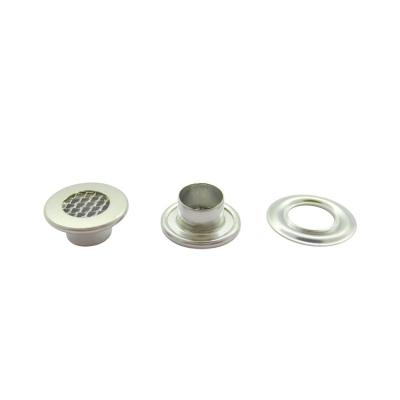 China High Quality Nickel Free Brass Round Grommet Mesh Cap Grommet Eyelet Button Grommet For Hat for sale