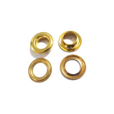 China New Design High Quality Nickel Free Plating Round Brass Eyelet Button Ring Grommet Custom Grommet For Clothing for sale