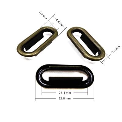 China Wholesales Nickel Free Copper Fastener Brass Grommet Button Ring Eyelet Oval Grommet For Apparel Garment for sale