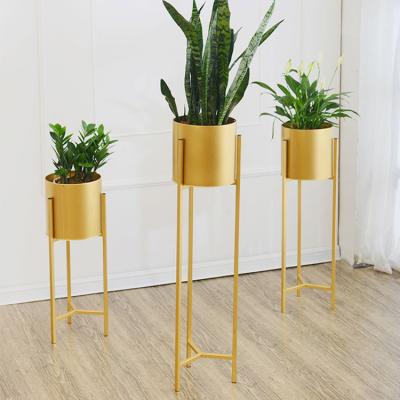 China Fashion modern metal flower display stand flower pot stand modern for wedding event furniture for sale