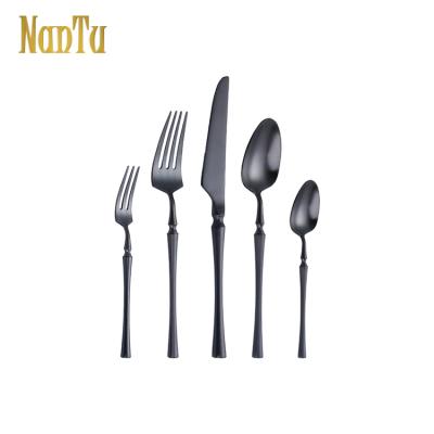 China Viable Wholesale Kitchen Silverware Flatware Manufacturer Fork And Spoon Flatware Set Stainless Steel Cutlery for sale