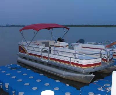 China Good Prices Eco - Friendly Electric Pontoon Boat With Electric Motor for sale