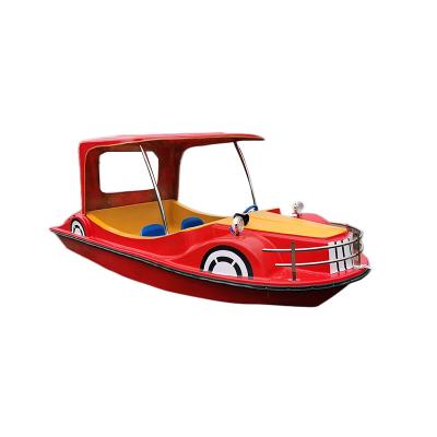 China Sea - River - Lake - Ocean Best Selling 4 Person Electric Pedal Car Boat for sale