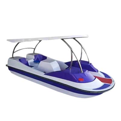 China Eco-friendly Made In China Electric Water Pedal Boat Four Seater With Low Price for sale