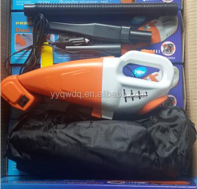 China ABS 12v Handheld Car Vacuum Cleaner With Air Compressor for sale