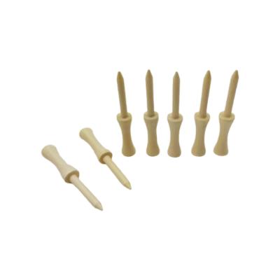 China Factory direct sale BAMBOO non-toxic recyclable bamboo step-down golf tees for sale