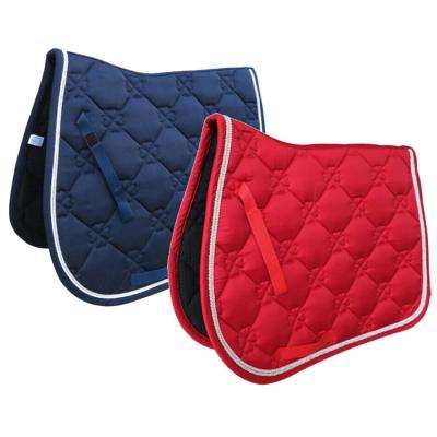 China Durable Western Quilted Cotton Event Jumping Square Shaped Western Horse Saddle Pad for sale