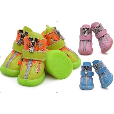 China 2021 New Summer Sole Non-slip Rubber PU Material Durable Pet Casual Breathable Shoes for sale