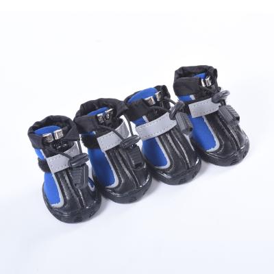 China Durable Non-slip Wear-resistant Pet Shoes Waterproof Soft Pet Sports Shoes Anti-dropping Pet Boots for sale