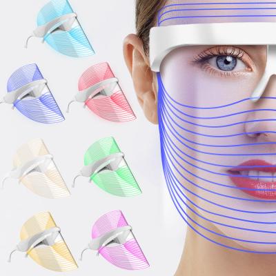 China Wholesale Beauty LED Pigment Removal Facial Therapi Masks 7 Colors LED Light Therapy Face Mask for sale